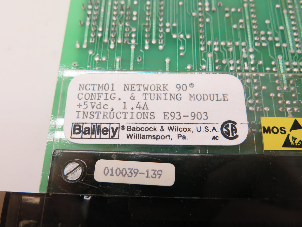 ABB / Bailey NCTM01 Network 90 Configuration & Tuning Module - Advance Operations