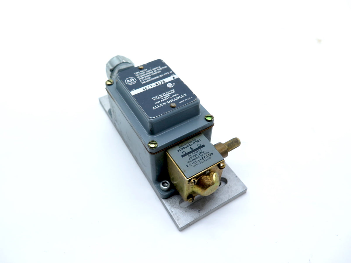 Allen-Bradley 802T-NX76 Time Delay Oiltight Limit Switch & 40192-145-52 head - Advance Operations