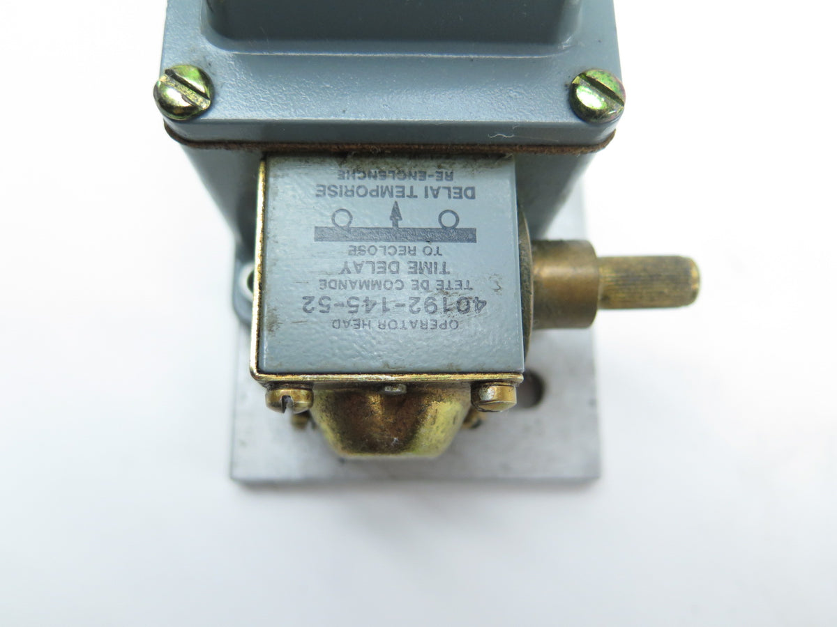 Allen-Bradley 802T-NX76 Time Delay Oiltight Limit Switch & 40192-145-52 head - Advance Operations