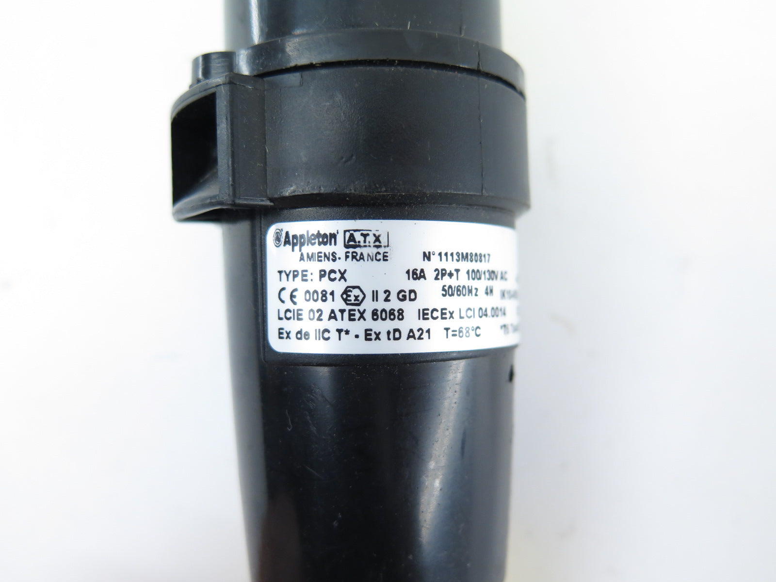 Appleton PRE316PY PCX 16A 2P+T 100/130V AC Connector Plug - Advance Operations