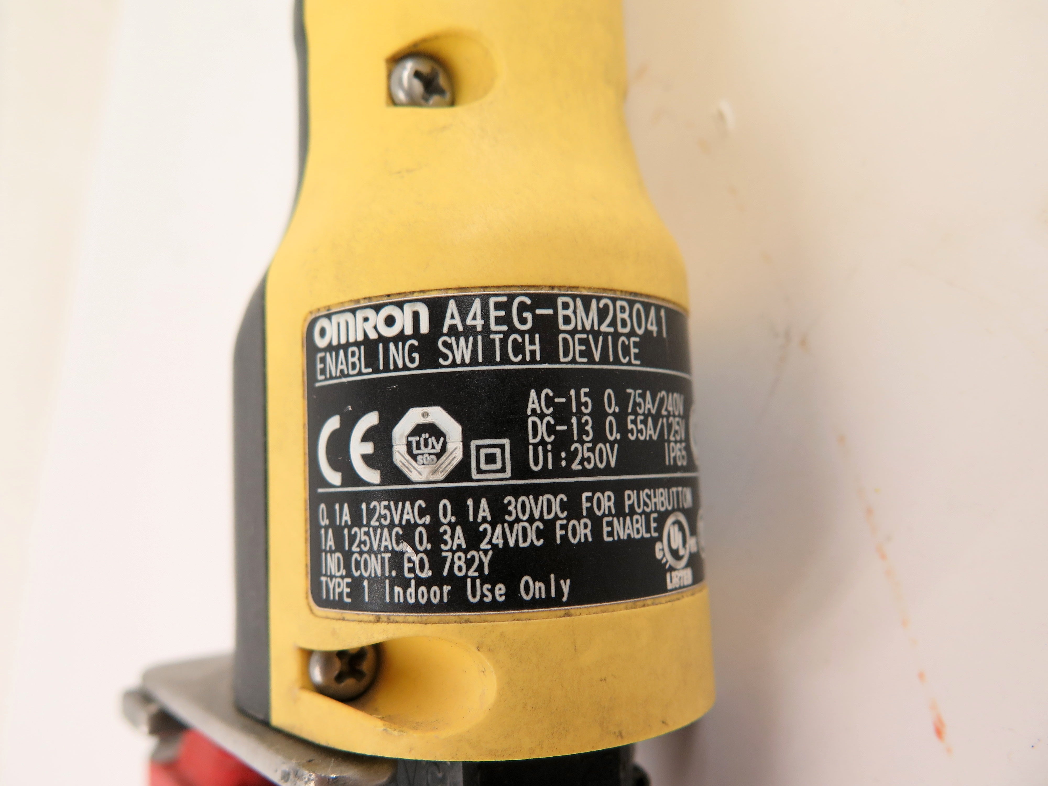 Omron A4EGB-BM2B041 Enabling Switch Device & Allen-Bradley MT-GD2 Safety - Advance Operations