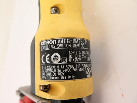 Omron A4EGB-BM2B041 Enabling Switch Device & Allen-Bradley MT-GD2 Safety - Advance Operations