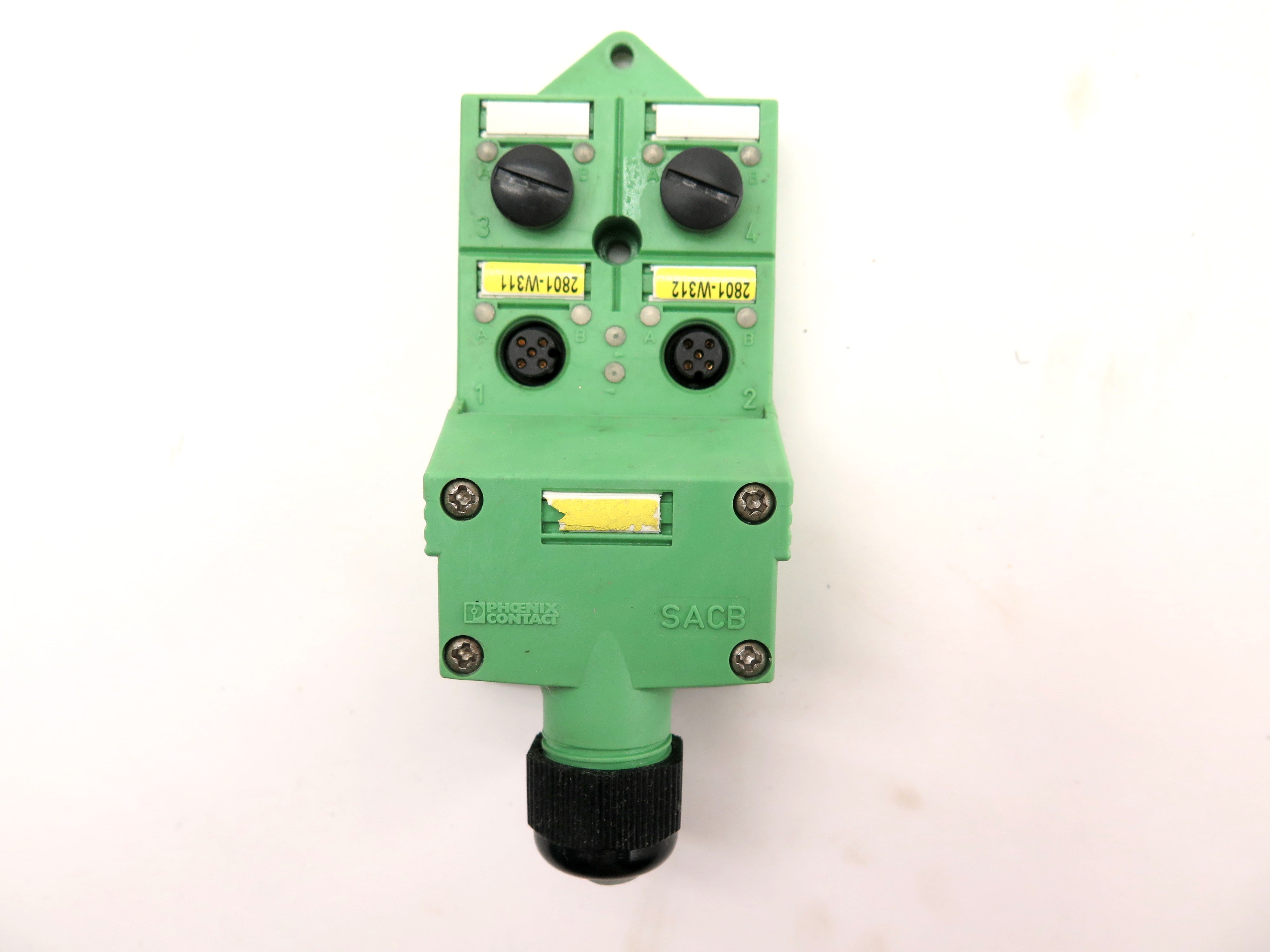 Pheonix Contact 16 98 13 6 SACB-4/ 8-L-C GG 4 Position Sensor Collection Unit - Advance Operations