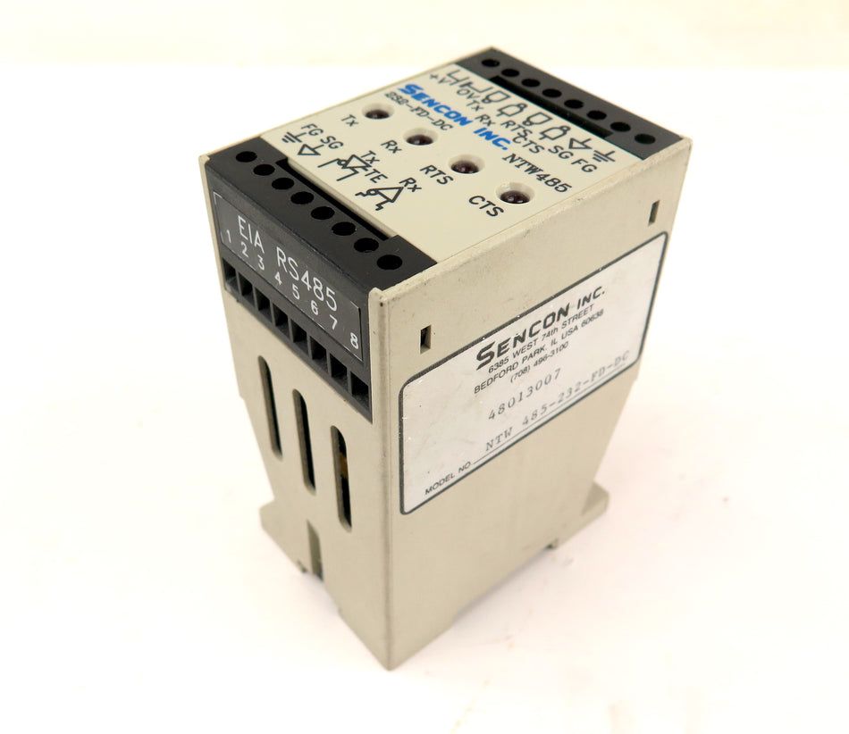 Sencon Inc. 232-FD-DC / NTW485-232-FD-DC Control relay - Advance Operations
