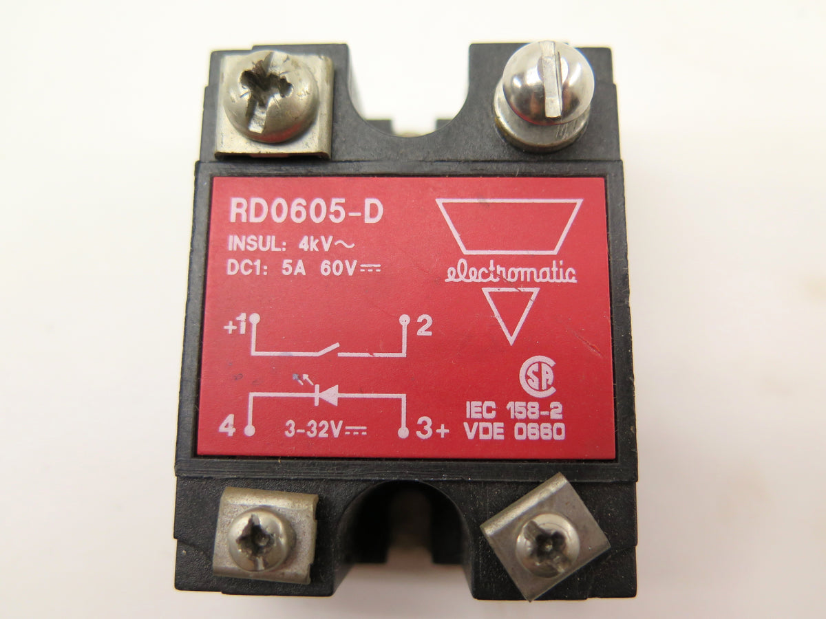 Electromatic RD0605-D Solid State Relay - Advance Operations