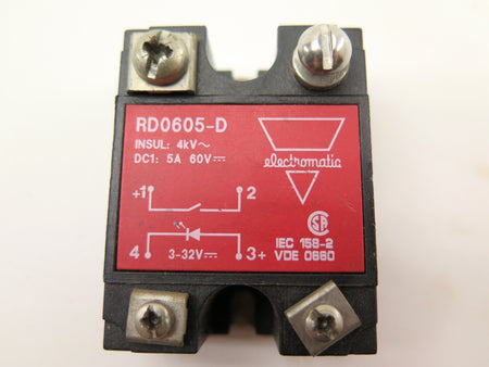Electromatic RD0605-D Solid State Relay - Advance Operations