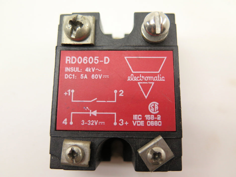 Electromatic RD0605-D Solid State Relay - Advance Operations