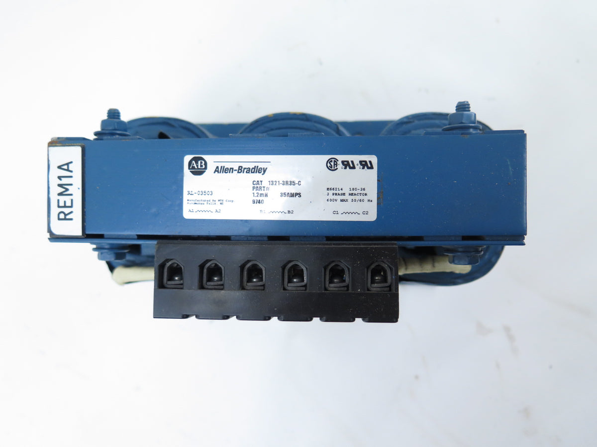 Allen-Bradley 1321-3R35-B Line Reactor 3PH 600V 35A - Advance Operations