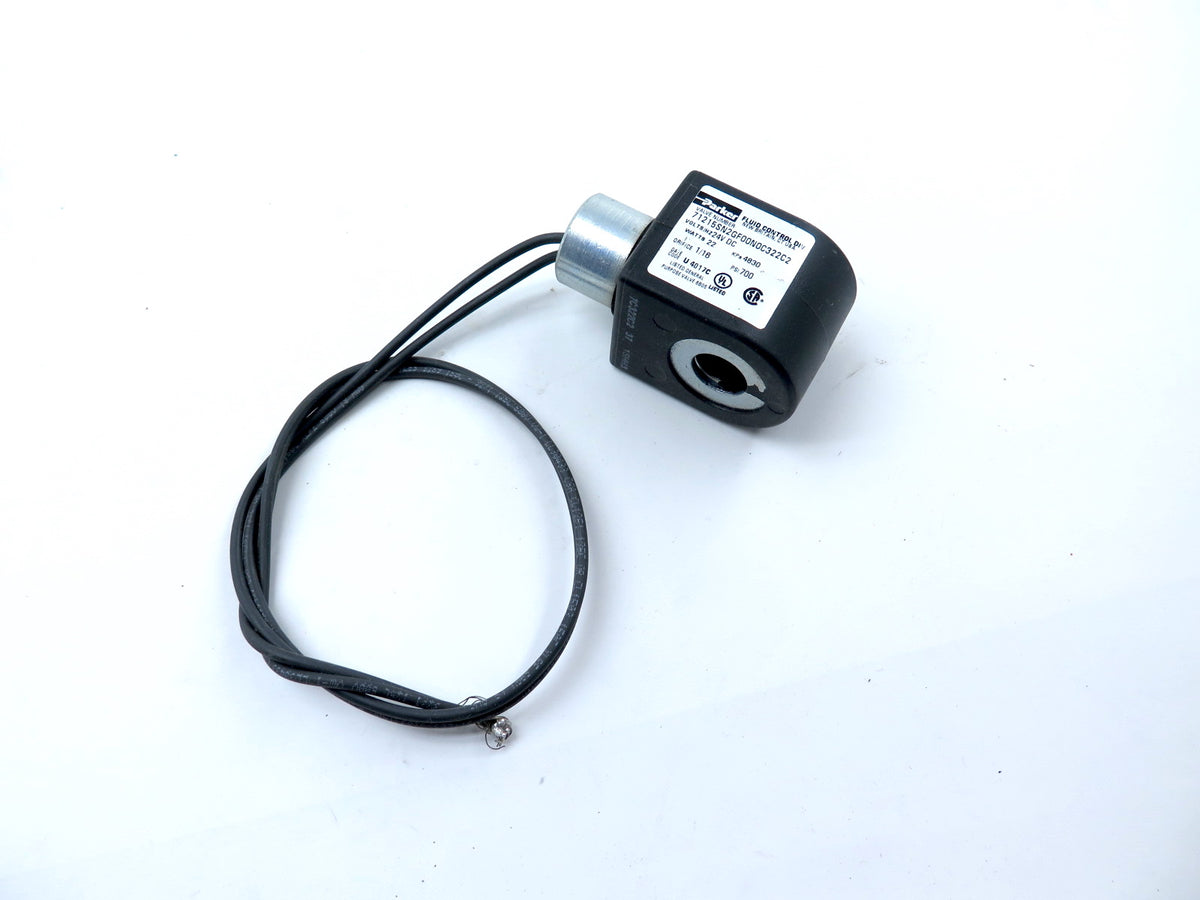 Parker 71215SN2GF00N0C322C2 Solenoid Coil 24Vdc ONLY - Advance Operations