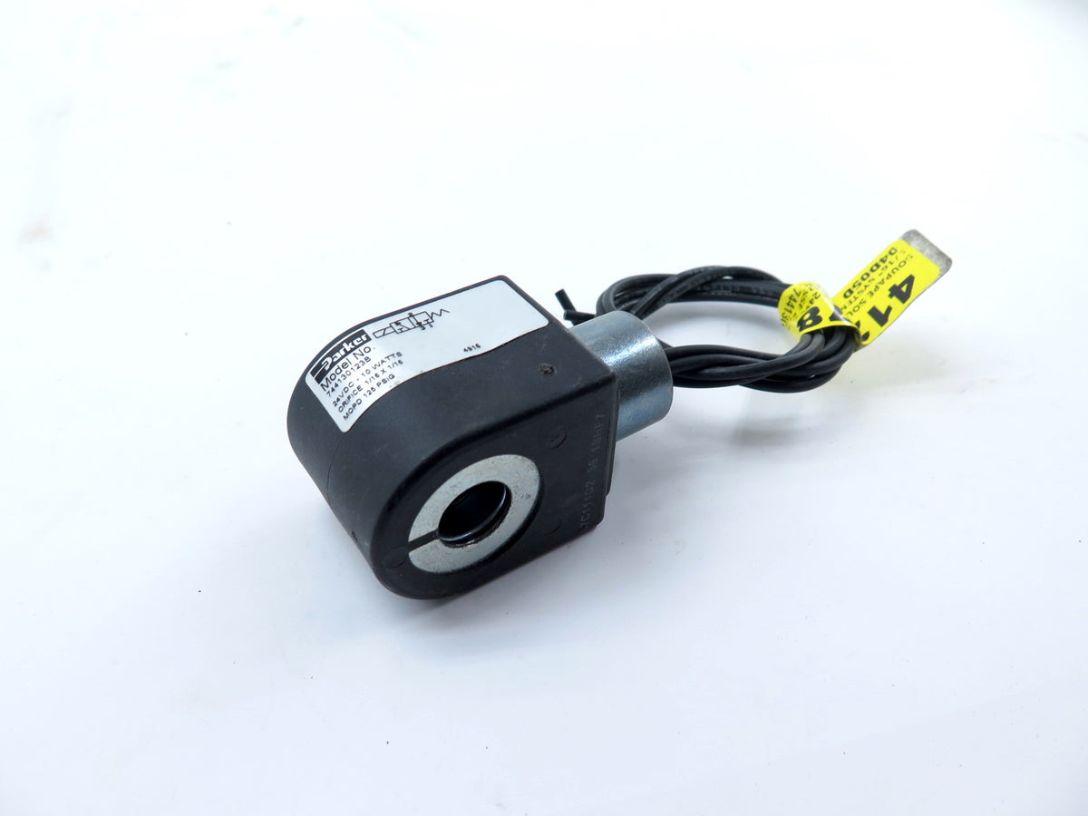 Parker 744130123B Solenoid Coil 24Vdc 10 Watt COIL ONLY - Advance Operations
