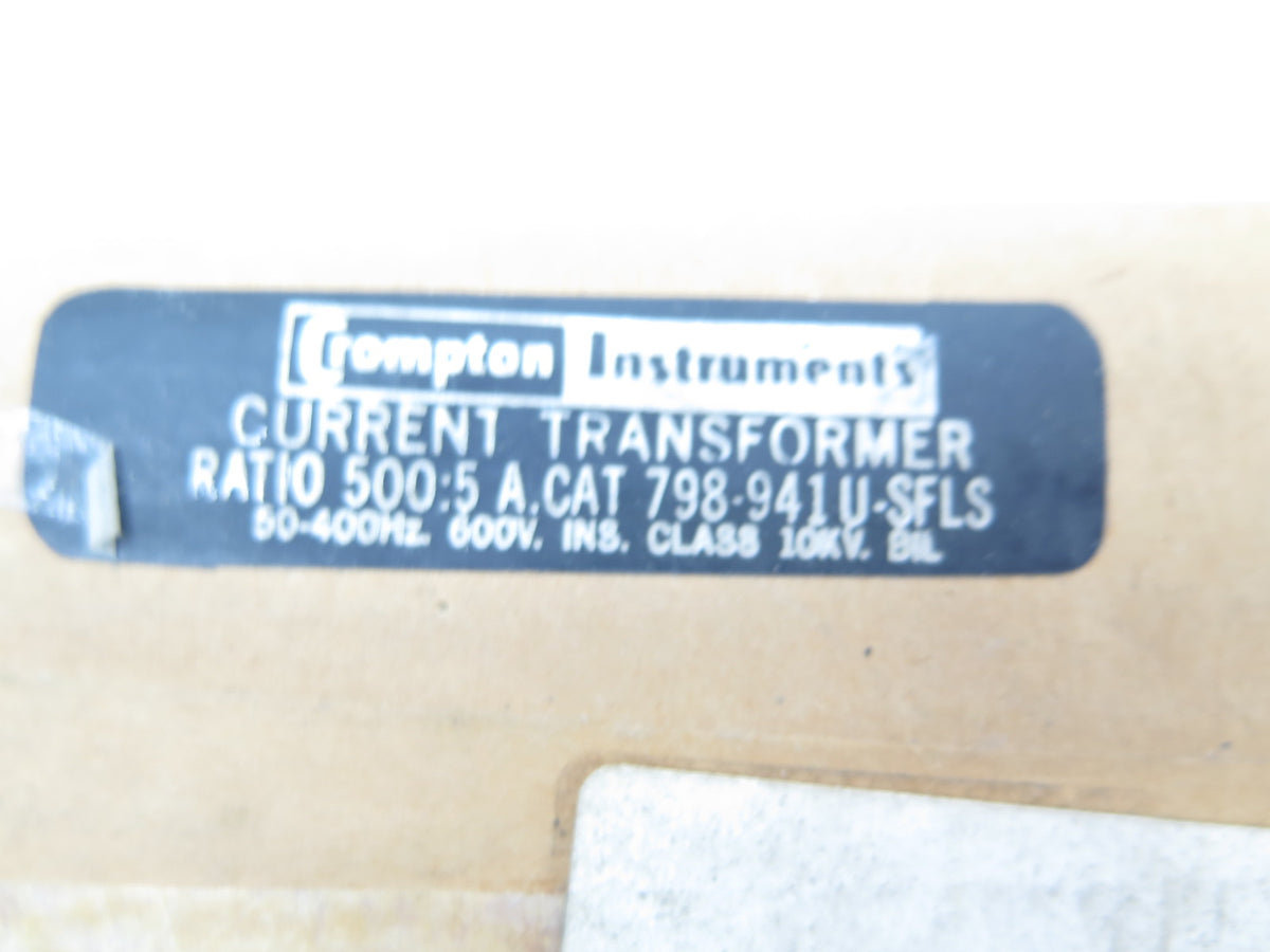 Crompton Instruments 798-941U-SFLS Current Transformer - Advance Operations