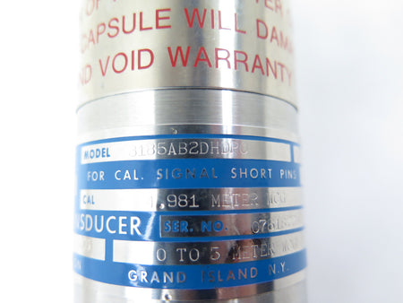 Viatran 3185AB2DHDP0 Pressure Transducer - Advance Operations