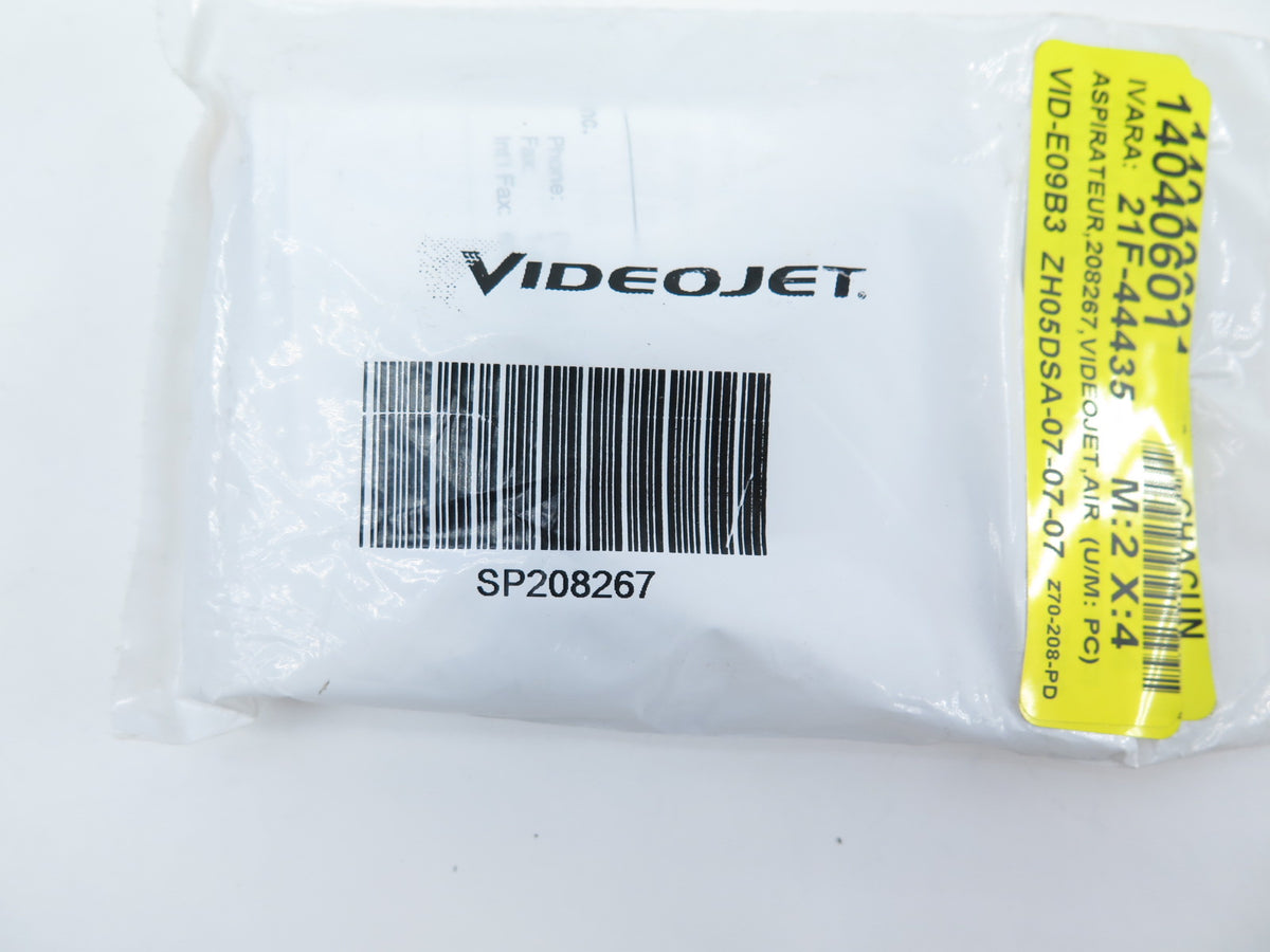 VideoJet SP208267 SMC Air Aspirator - Advance Operations