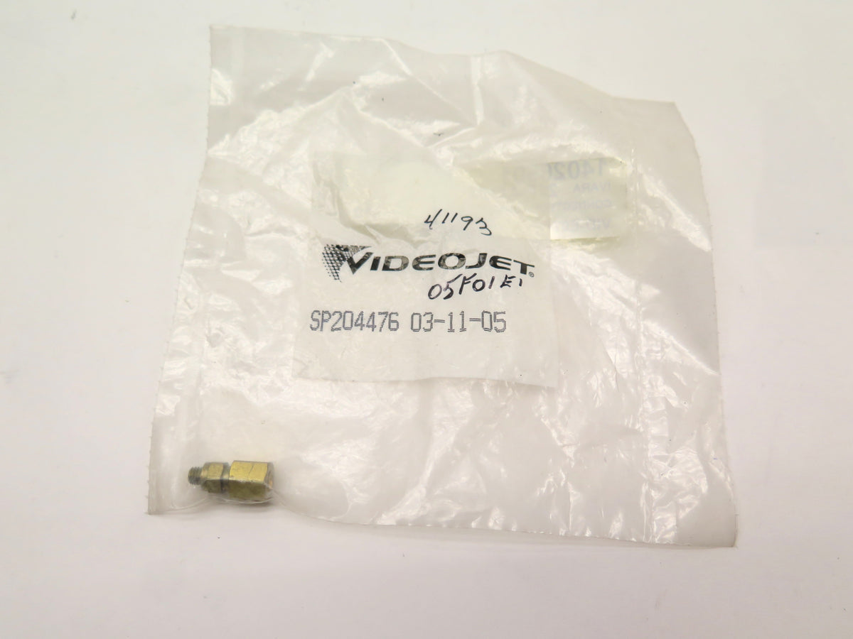 VideoJet 204476 / SP204476 Tube Fitting Genuine - Advance Operations