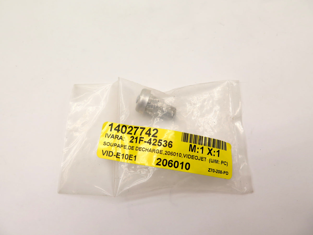 VideoJet 206010 Relief Valve - Advance Operations