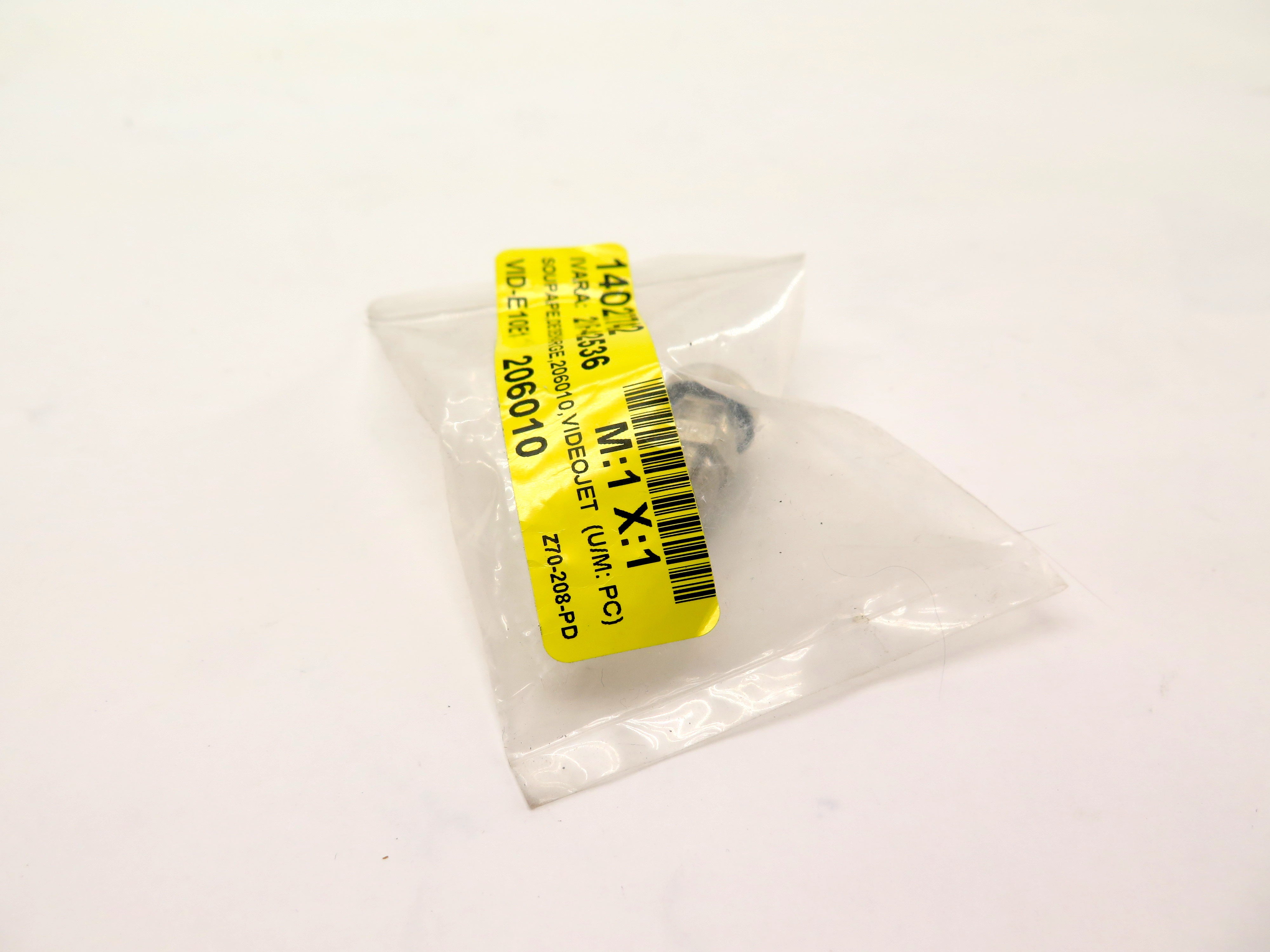 VideoJet 206010 Relief Valve - Advance Operations