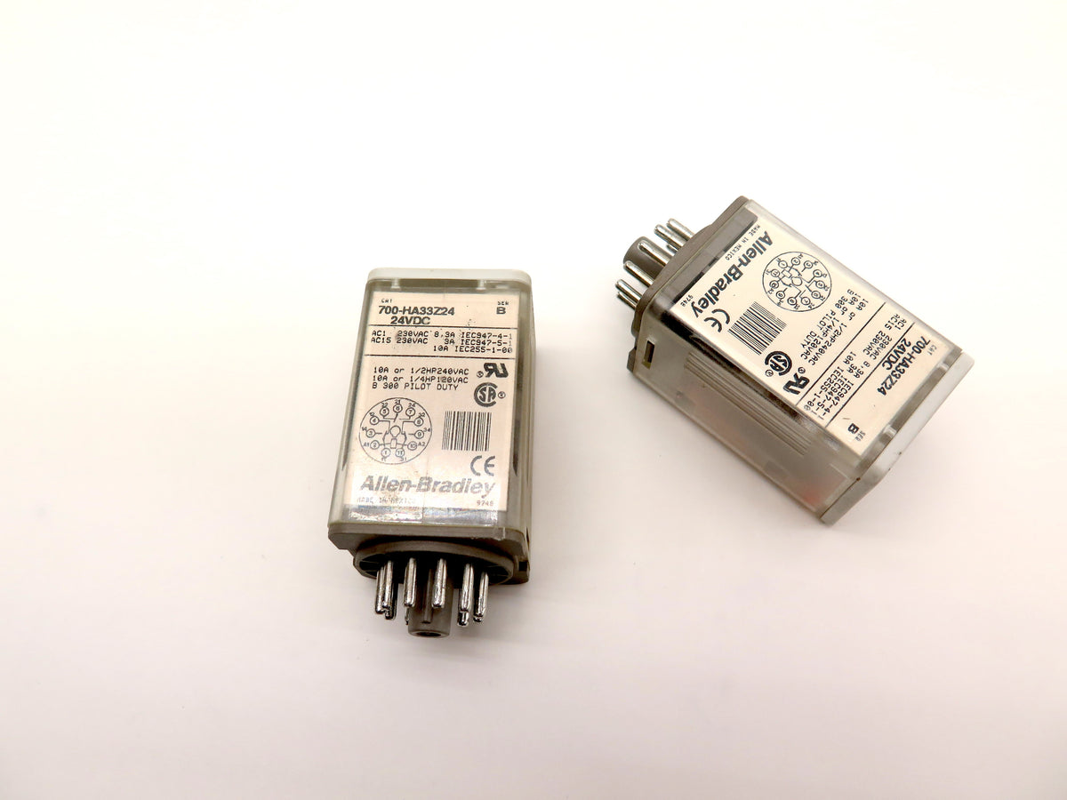 Allen-Bradley 700-HA33Z24 Relay 24Vdc SER B LOT OF 2 - Advance Operations