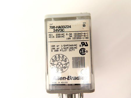Allen-Bradley 700-HA33Z24 Relay 24Vdc SER B LOT OF 2 - Advance Operations