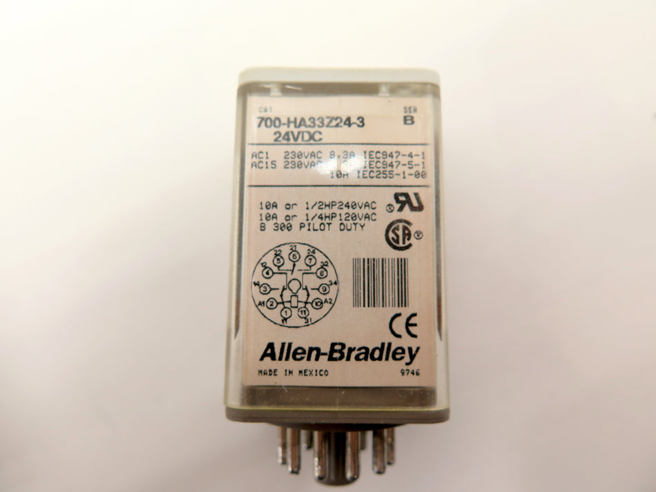 Allen-Bradley 700-HA33Z24-3 Relay 24Vdc LOT OF 2 - Advance Operations