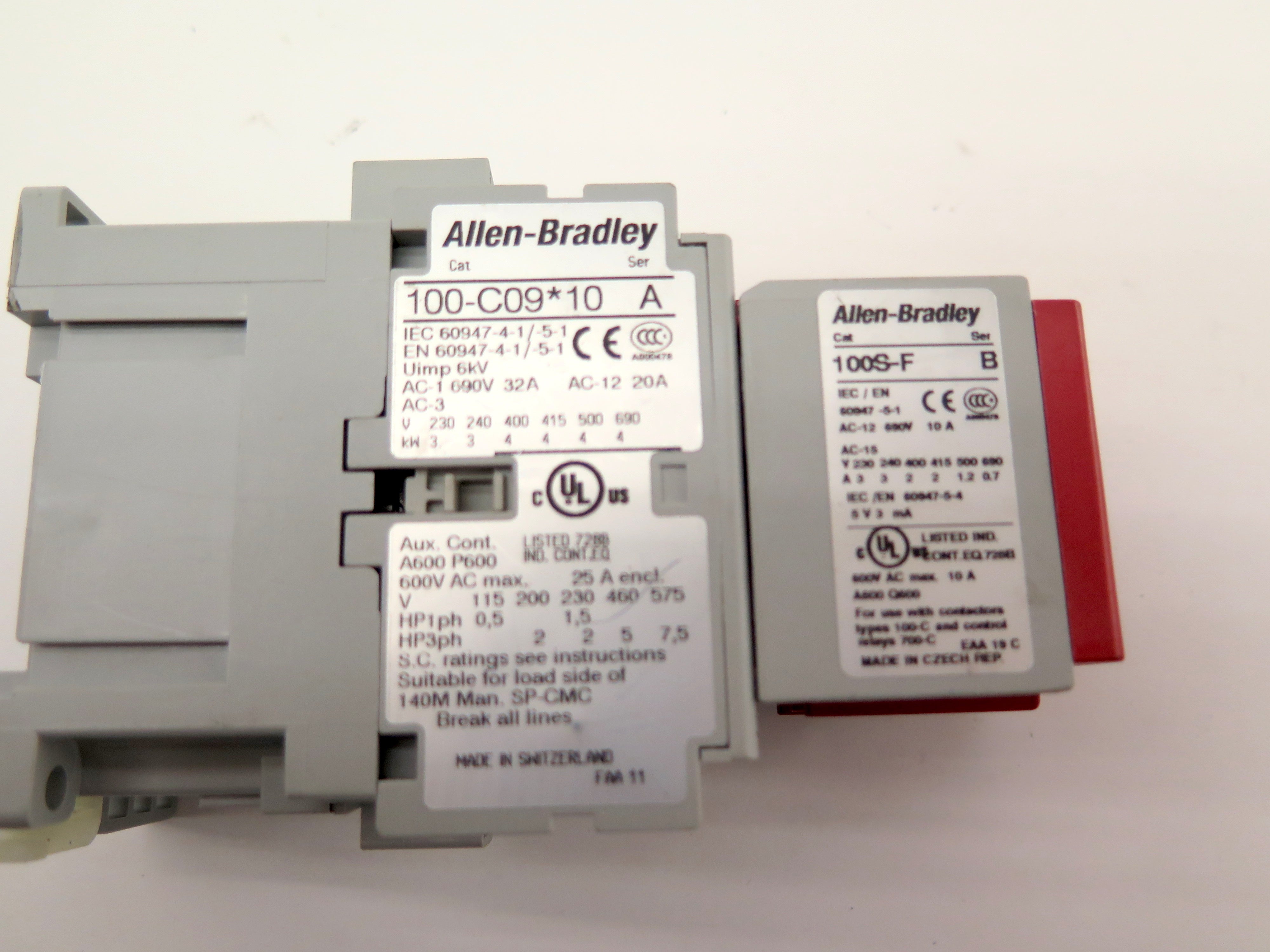 Allen-Bradley 100S-C09D14BC Safety Relay Contactor - Advance Operations