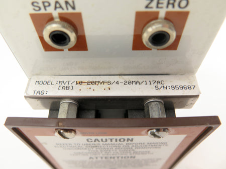 Moore Industries MVT/10-20MVFS/4-20MA/117AC Millivolt Transmitter - Advance Operations
