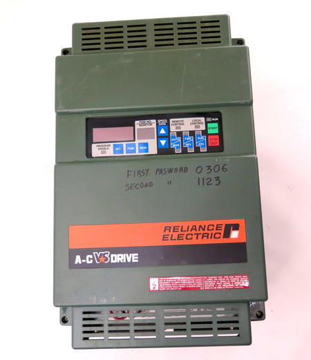 Reliance Electric A-C V*S Drive GP-2000 / 2GU51005 AC Drive 6.2kVa 5HP - Advance Operations