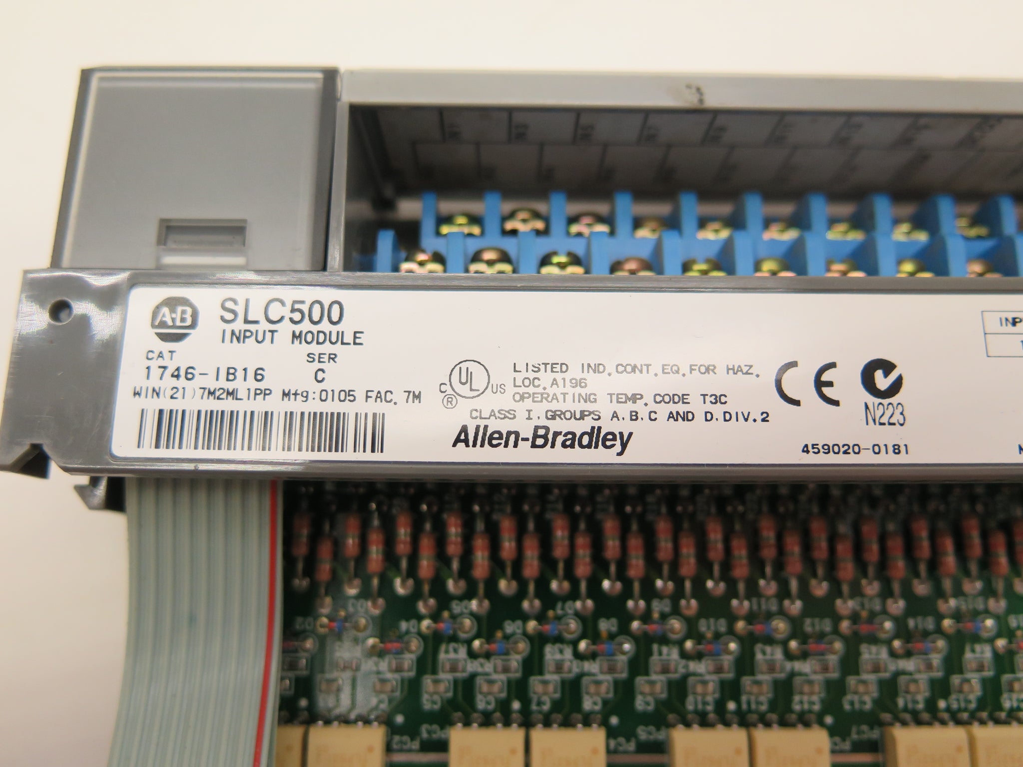Allen-Bradley SLC500 1746-IB16 Input Module SER.C LOT OF 2 – Advance ...
