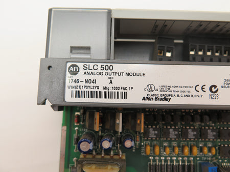 Allen-Bradley SLC-500 1746-N04I Analog Output Module - Advance Operations