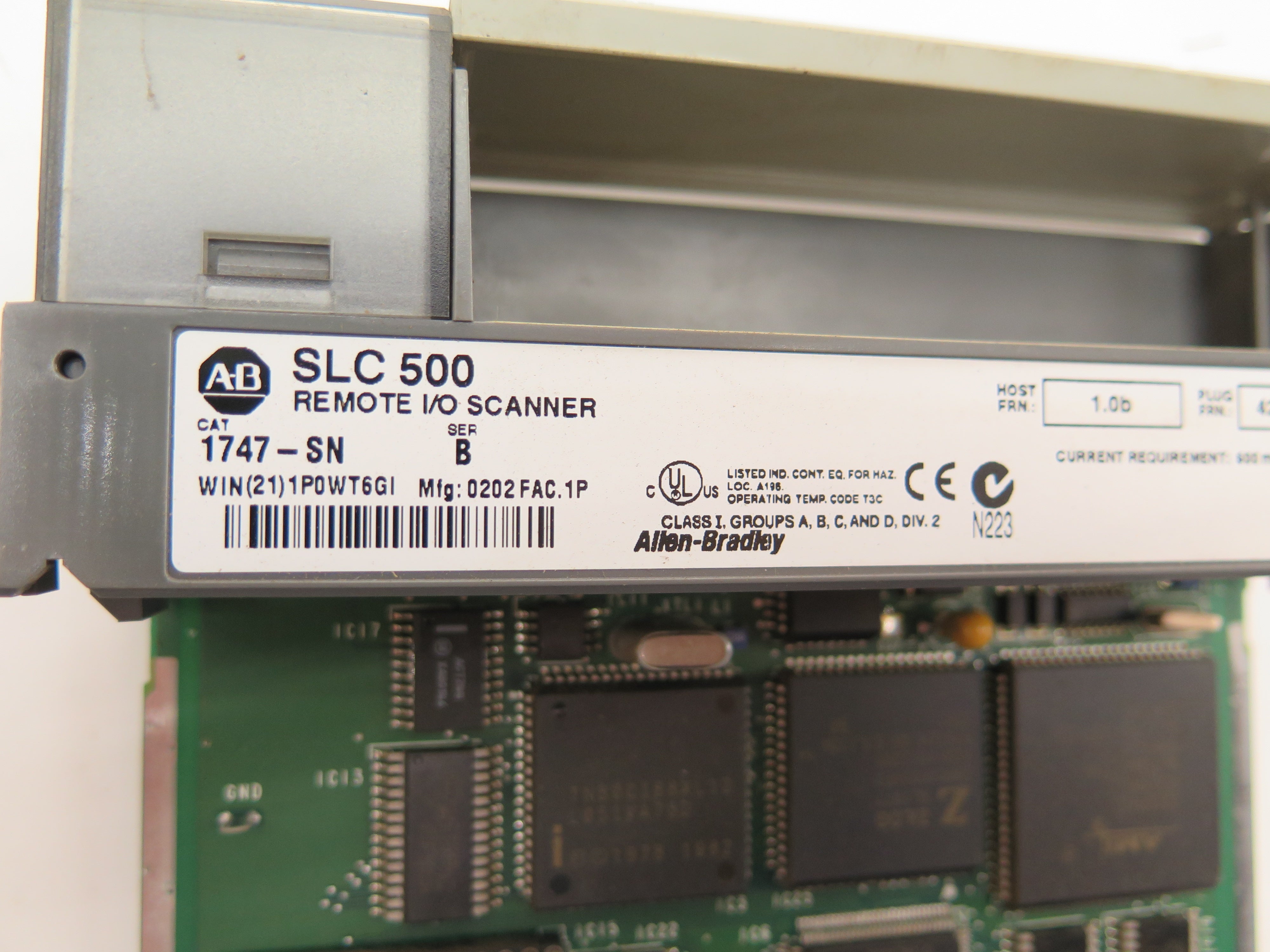 Allen-Bradley 1747-SN Ser.B SLC500 Remote I/O Scanner - Advance Operations