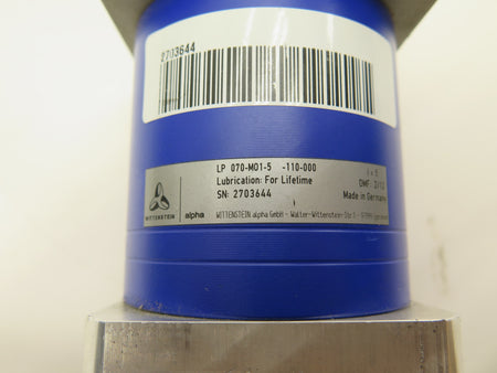 Wittenstein LP 070-M01-5 -100-000 / S-10000811-F Reducer Gearbox - Advance Operations
