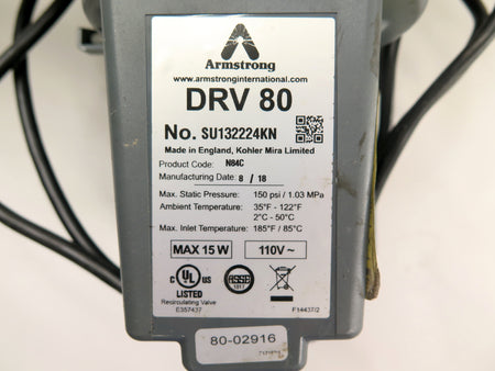 Armstrong N84C / DRV80 The Brain Gen 2 Digital Recirculation / Mixing Valve - Advance Operations