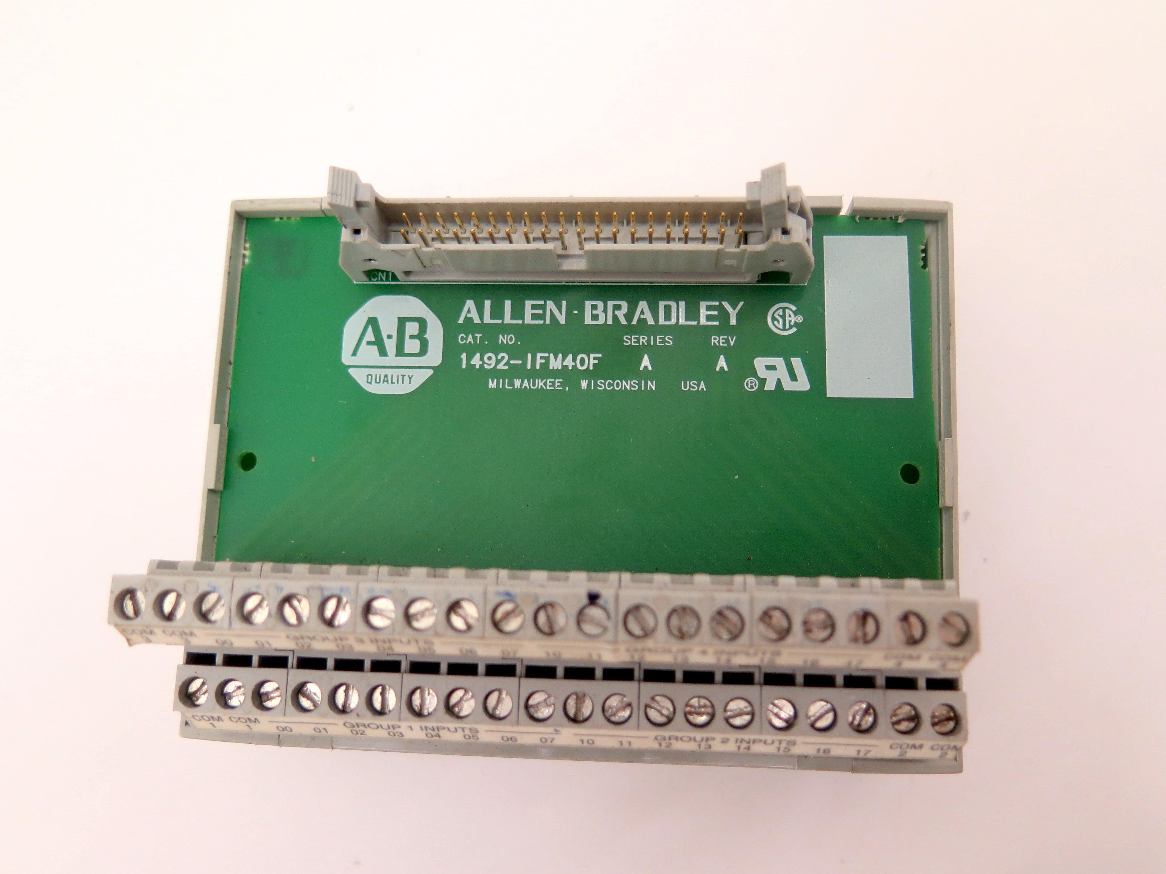 Allen-Bradley 1492-IFM40F Ser.A Terminal Block - Advance Operations