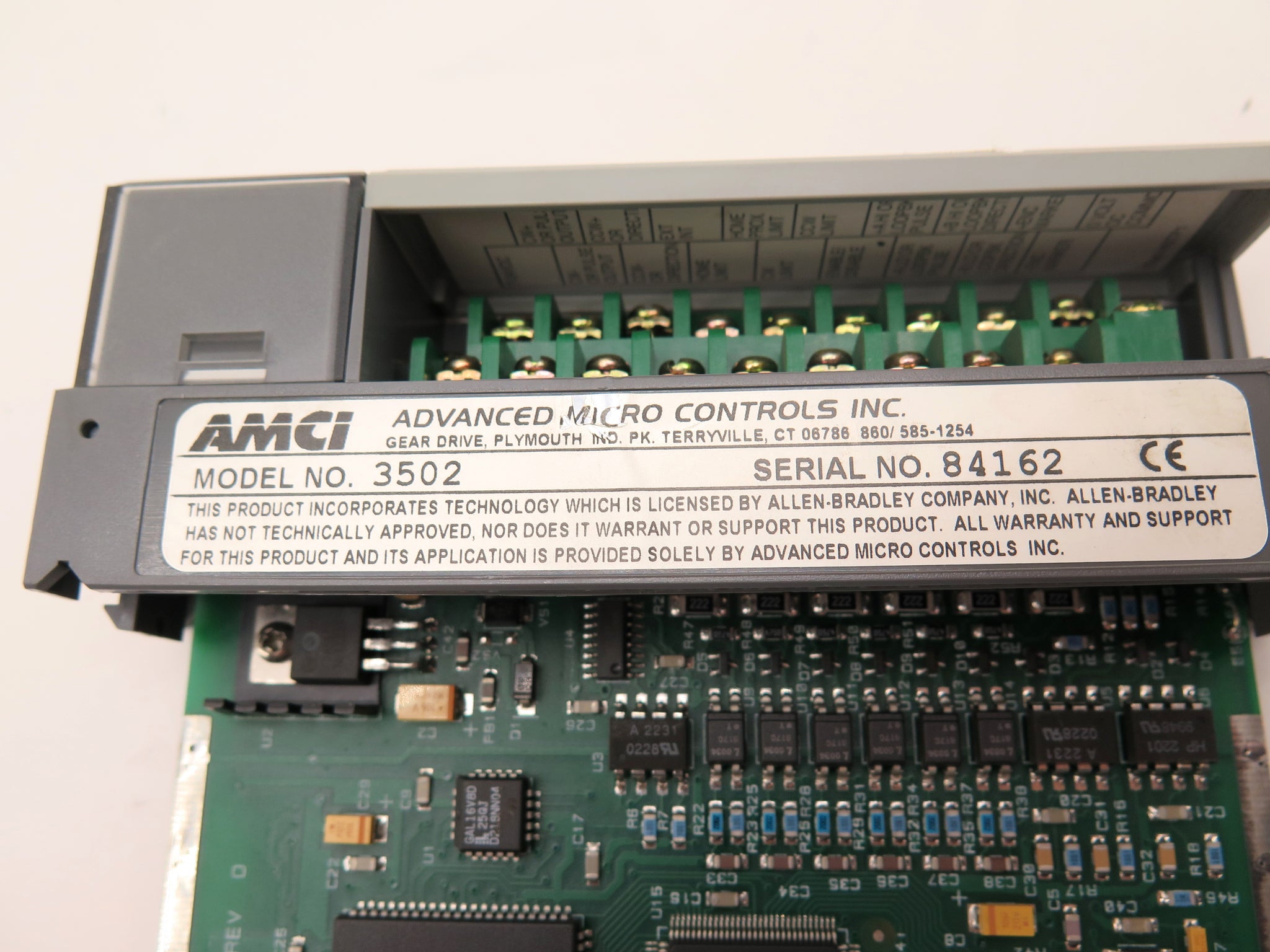 AMCI 3502 Controller Module – Advance Operations
