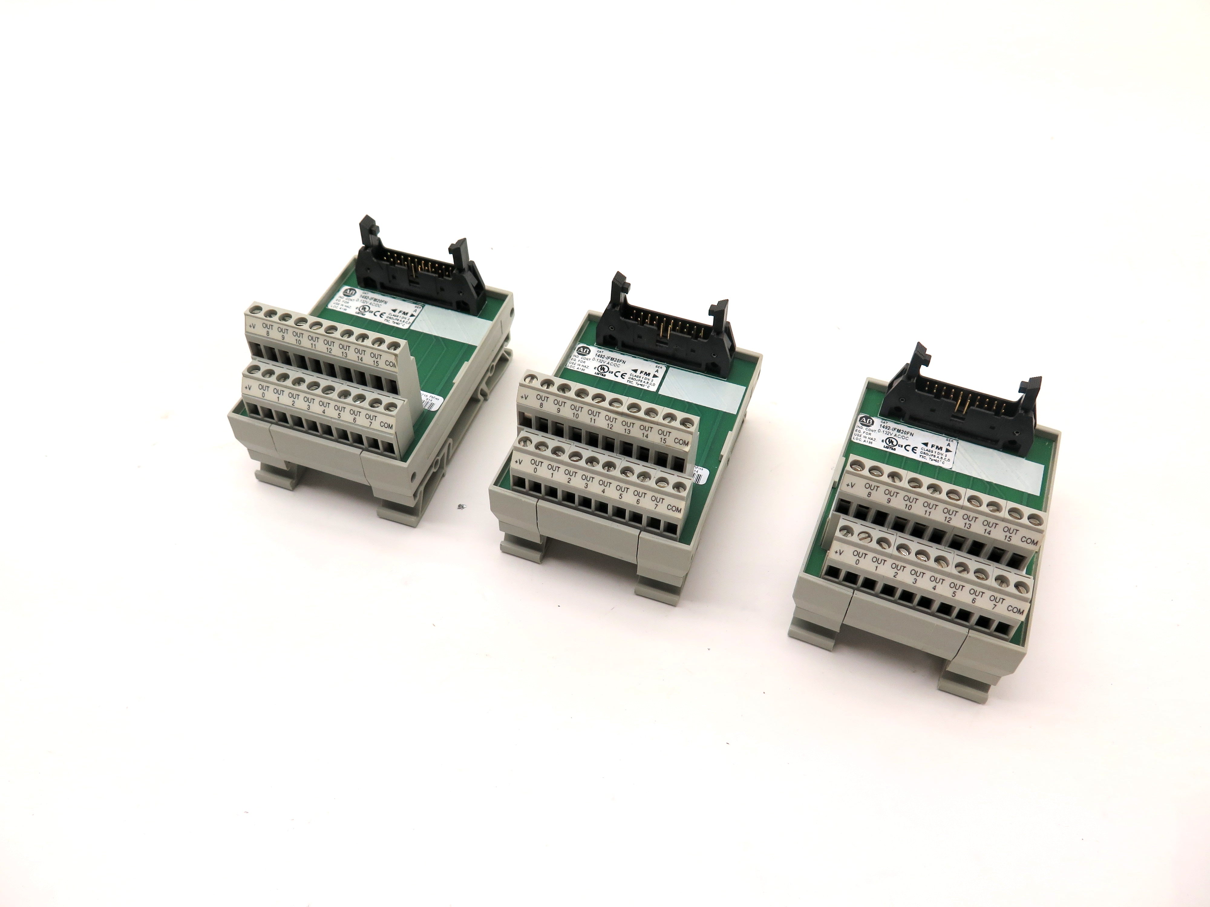 Allen-Bradley 1492-IFM20FN Control Board 0-132V AC/DC LOT OF 3 - Advance Operations