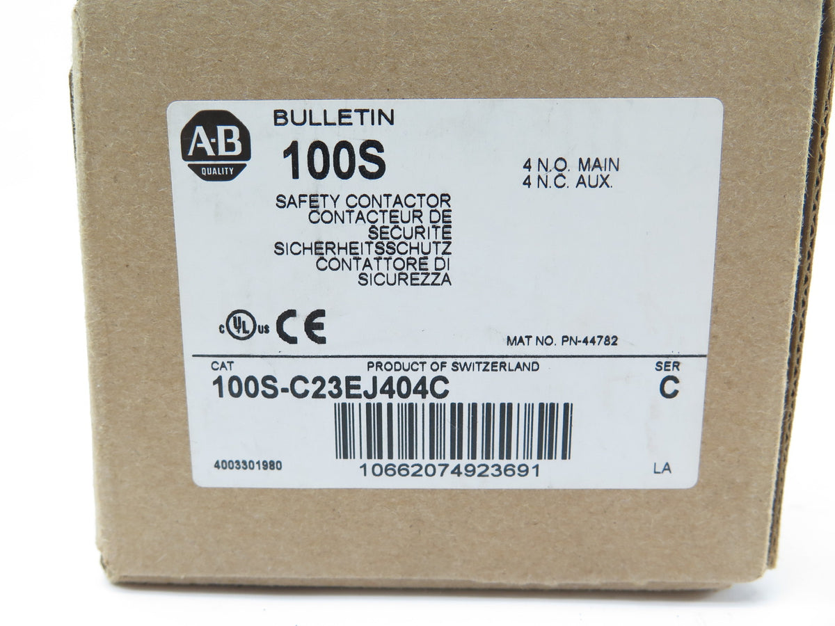 Allen-Bradley 100S-C23EJ404C Safety Contactor GuardMaster - Advance Operations