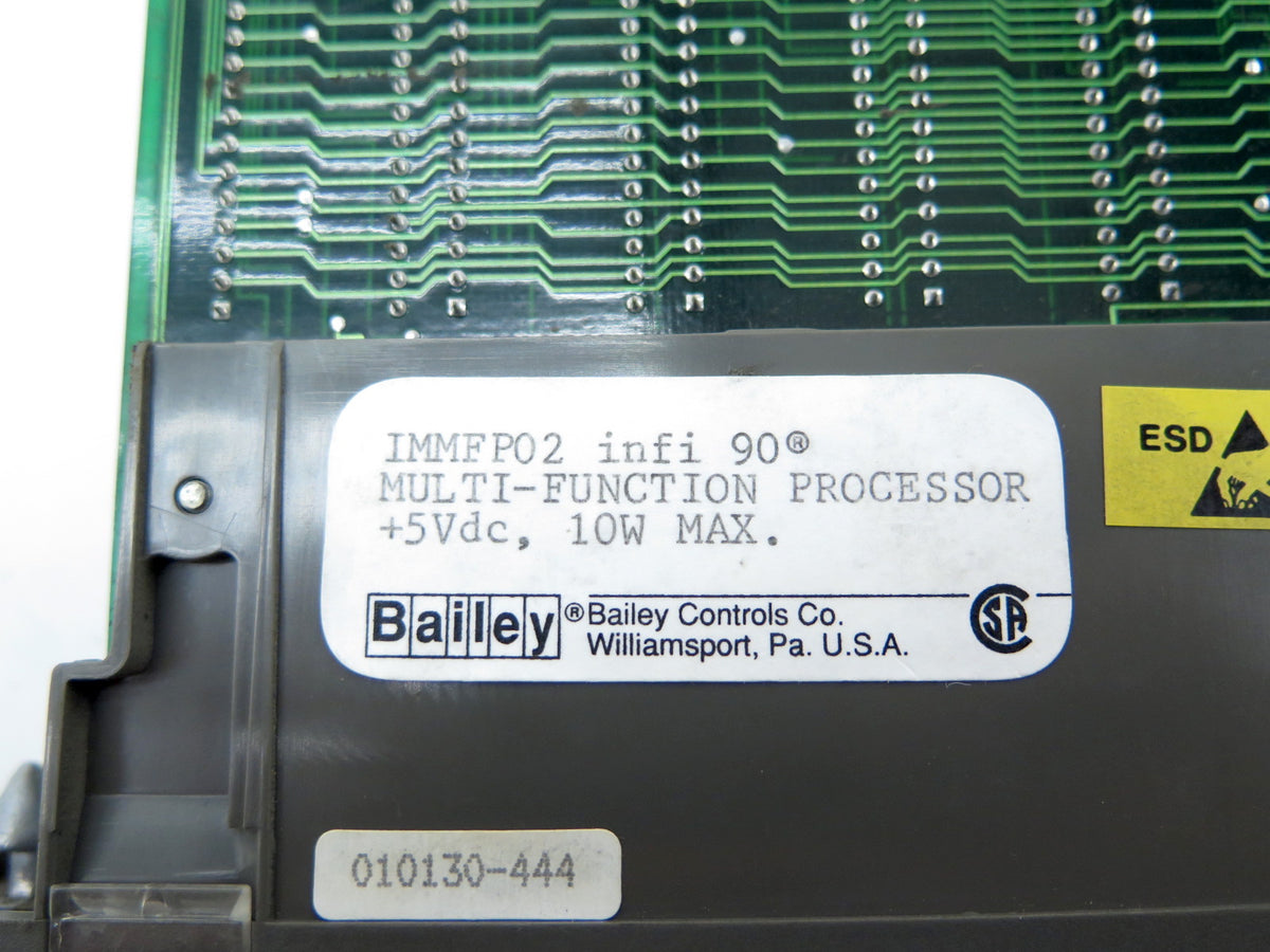 Bailey Infi90 IMMFP02 Multi Function Processor Module - Advance Operations