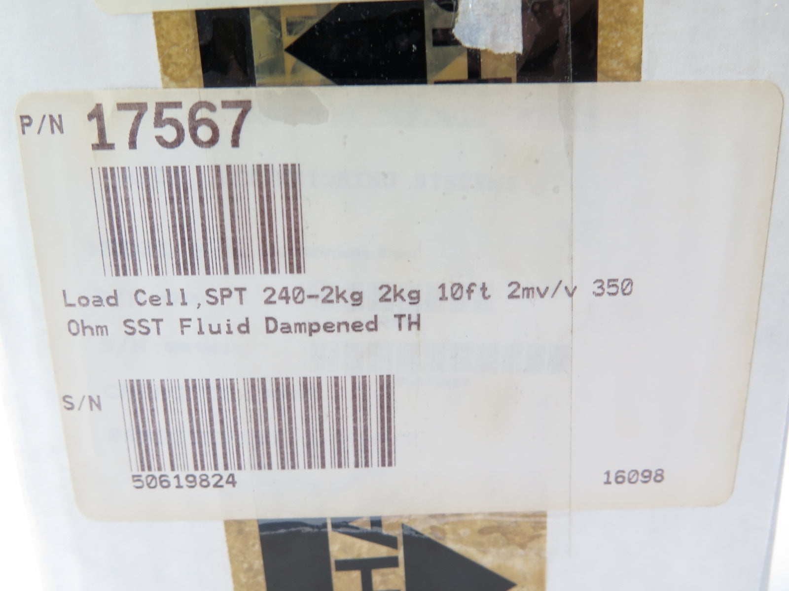 Vishay 17567 / Model 240 Load Cell SPT 240-2Kg 10ft 2Mv/v 350 Ohm - Advance Operations