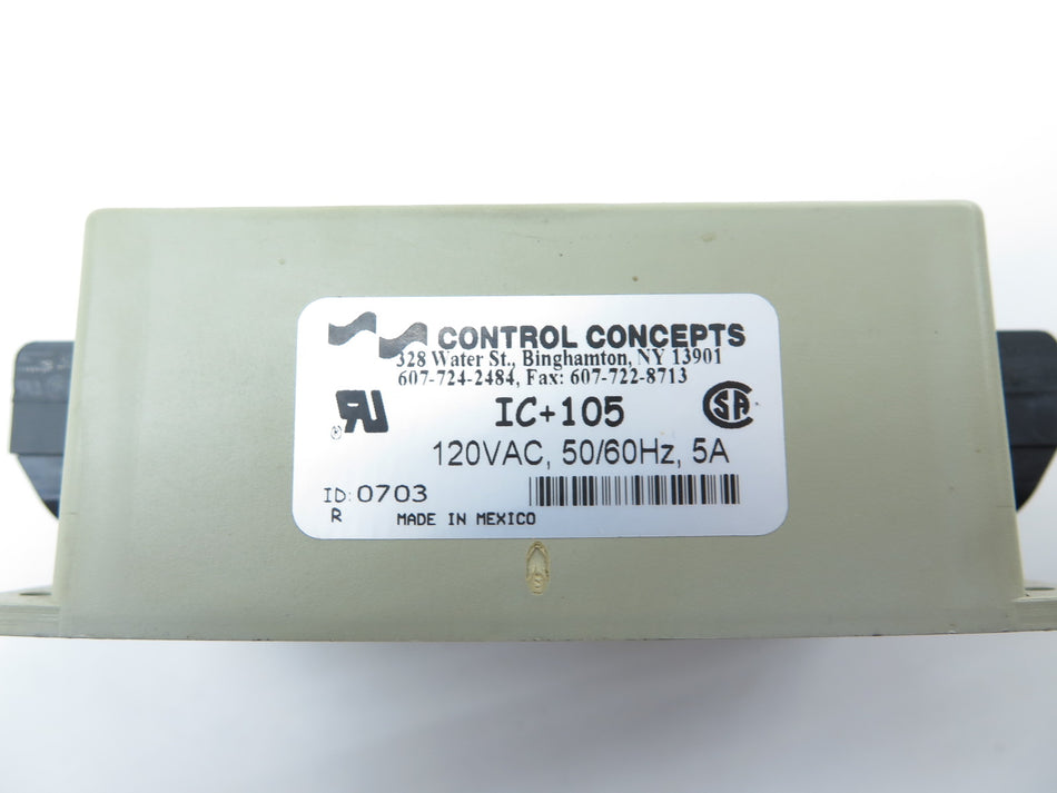 Control Concepts IC+105 Isolatrol Plus 120Vac 50/60Hz 5A - Advance Operations