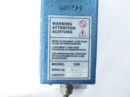 Vishay Tedea Model 240 Load Cell SPT 240-2Kg 10ft 2Mv/v 350 Ohm - Advance Operations