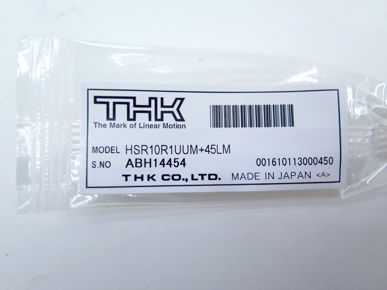 THK HSR10R1UUM+45LM Linear Bush Bearing - Advance Operations