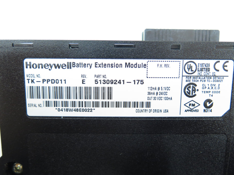 Honeywell TK-PPD011 Battery Extension Module & battery Pack - Advance Operations