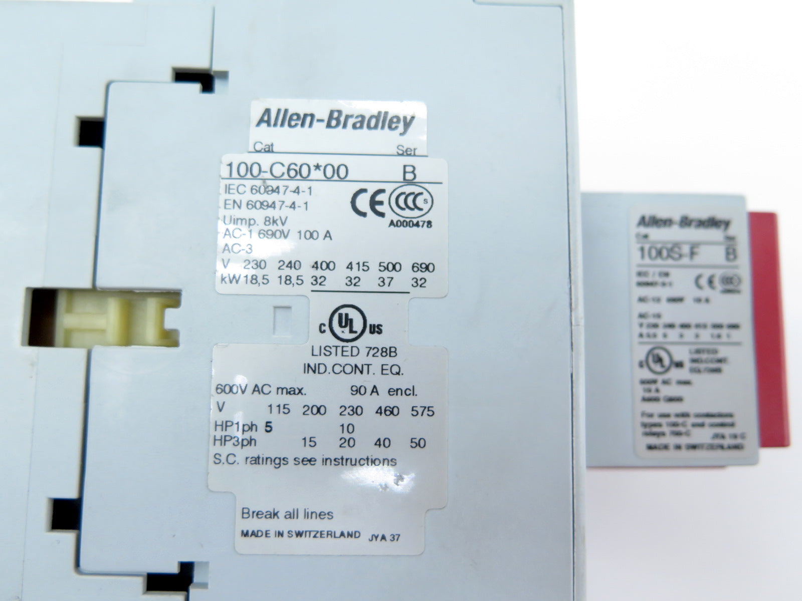 Allen-Bradley 100S-C60D14C Contactor Kit GuardMaster - Advance Operations