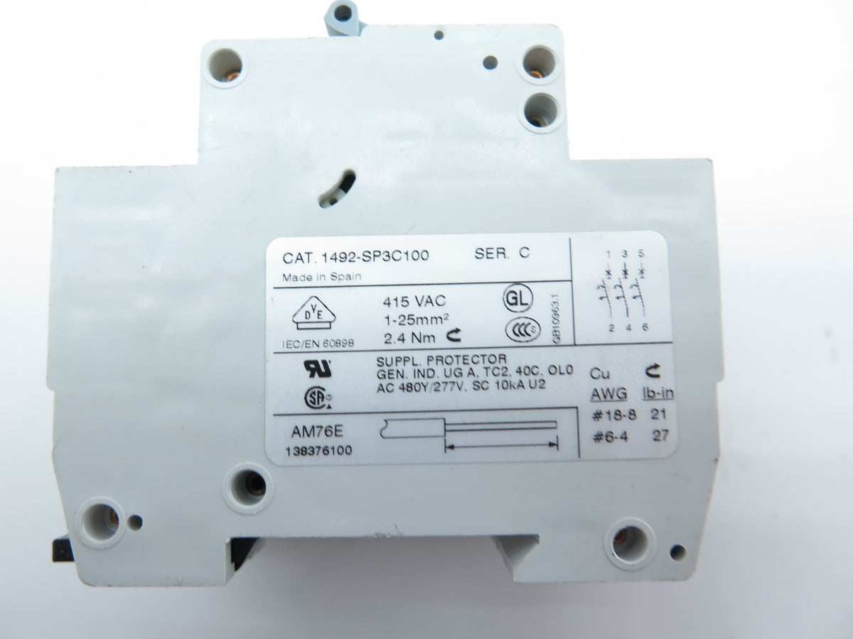 Allen-Bradley 1492-SP3C160 Circuit Breaker Ser.C 415Vac - Advance Operations
