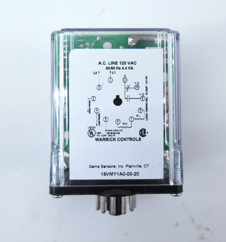 Warrick Controls 16VMY1A0-00-20 Control Relay - Advance Operations