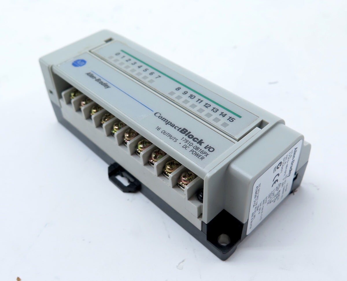 Allen-Bradley 1791D-0B16PX SerD CompactBlock I/O - Advance Operations
