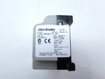 Allen-Bradley 1791D-0B16PX SerD CompactBlock I/O - Advance Operations