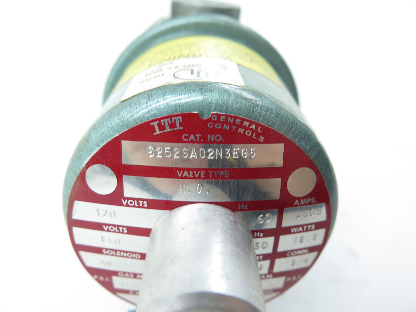 ITT S252SA02N3E65 2 Way Pilot Operated Gas Shutoff Valve 3/4 NPT - Advance Operations