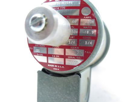 ITT S252SA02N3E65 2 Way Pilot Operated Gas Shutoff Valve 3/4 NPT - Advance Operations