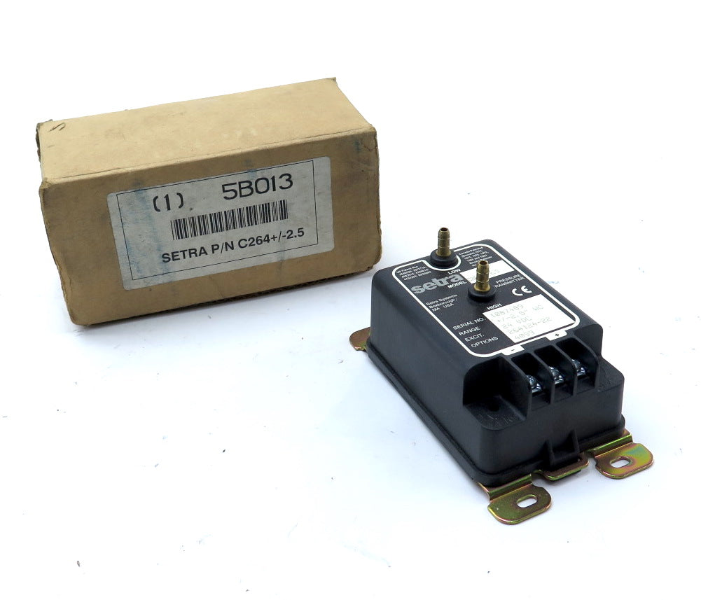 Setra C264+/-2.5 Pressure Transmitter 24Vdc 0-25" - Advance Operations