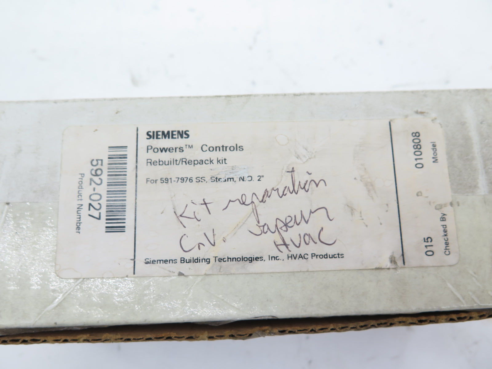 Siemens / Powers Controls 592-027 Rebuilt/Repair Kit For 591-7976 SS Steam - Advance Operations